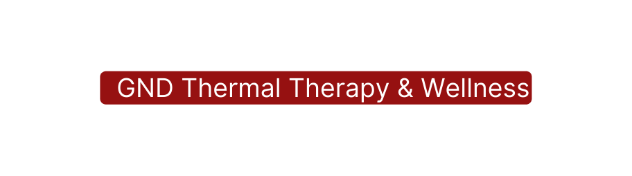 GND Thermal Therapy Wellness
